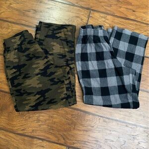 Boys Size 8 Urban Pipeline Camo Fleece Lounge Pants/Pajama Pants
